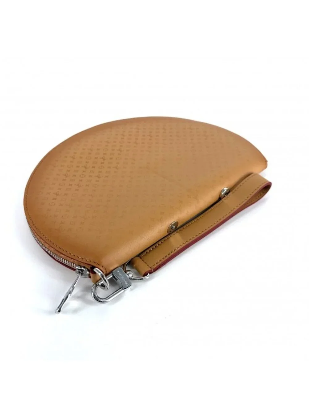 Louis Vuitton Clutch Monogram Fortune Cookies Second Pouch Brown Silver
